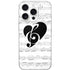 BW Musical Notes iPhone 16 Pro Skin
