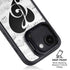 BW Musical Notes iPhone 16e Kickstand Case