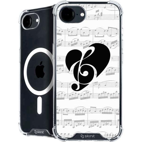 BW Musical Notes iPhone 16e MagSafe Case