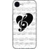 BW Musical Notes iPhone 16e Skin