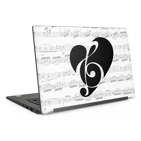 BW Musical Notes Dell Latitude Skin