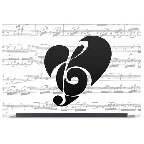 BW Musical Notes Dell Latitude Skin