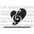 BW Musical Notes Dell Latitude Skin