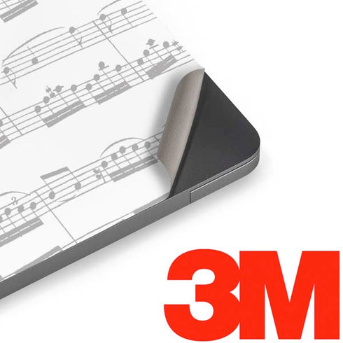 BW Musical Notes Apple MacBook Air Skin