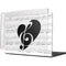 BW Musical Notes MacBook Pro 14in (2021-24) Case plus Skin