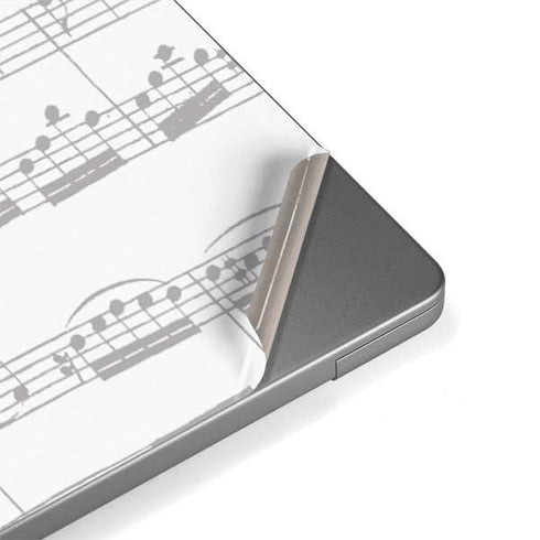 BW Musical Notes Apple MacBook Pro 14-inch Skin