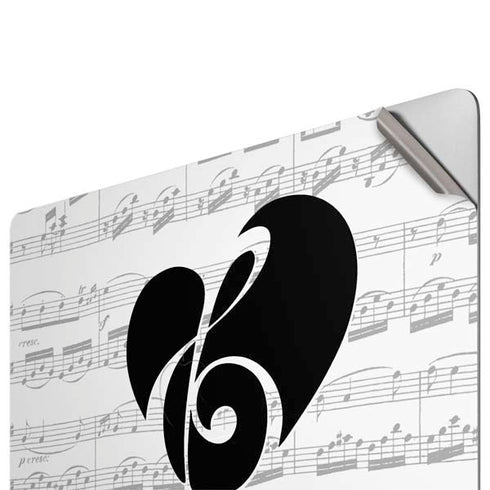 BW Musical Notes Apple MacBook Pro 16-inch Skin