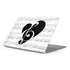 BW Musical Notes Apple MacBook Pro 16-inch Skin
