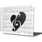 BW Musical Notes MacBook Cases