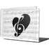 BW Musical Notes MacBook Cases