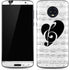 BW Musical Notes Moto G6 Skin