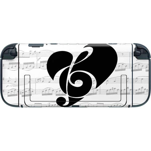BW Musical Notes Nintendo Switch 2 (2025) with Joy-Con Skin