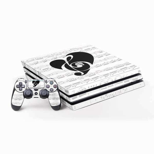 BW Musical Notes PlayStation PS4 Skins