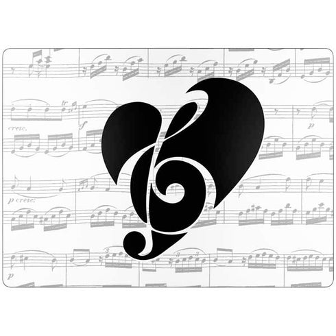 BW Musical Notes Surface Laptop 7 13.8in Skin