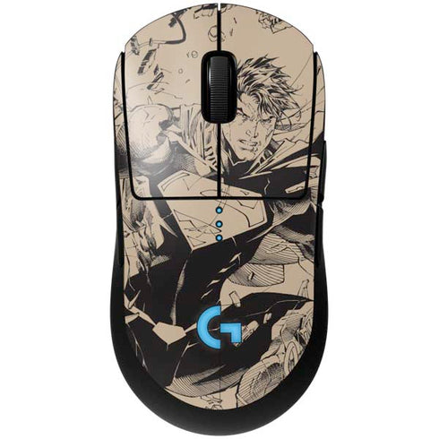 DC Comics Superman Unchained #1 Original Cover Pencils G Pro Wireless Gaming Mouse Skin