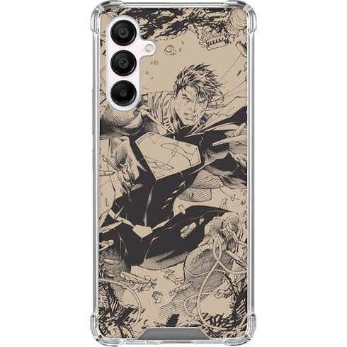DC Comics Superman Unchained #1 Original Cover Pencils Galaxy A16 5G Clear Case
