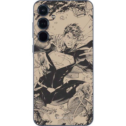 DC Comics Superman Unchained #1 Original Cover Pencils Galaxy A55 5G Skin