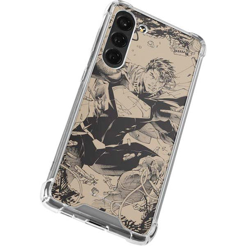 DC Comics Superman Unchained #1 Original Cover Pencils Galaxy S24 FE Clear Case