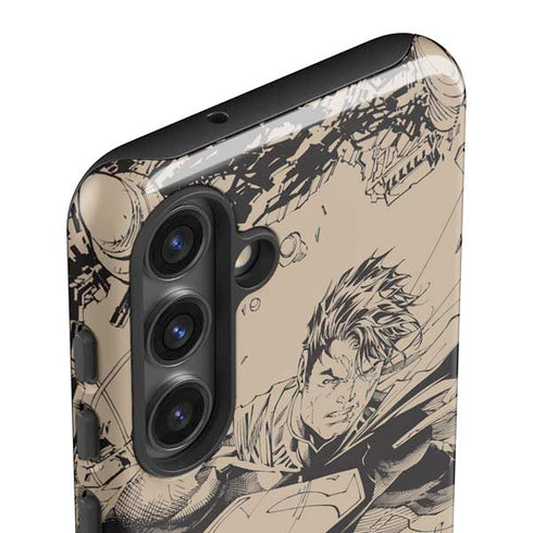 DC Comics Superman Unchained #1 Original Cover Pencils Galaxy S25 Plus Impact Case