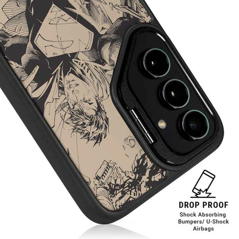 DC Comics Superman Unchained #1 Original Cover Pencils Galaxy S24 Plus Kickstand Case