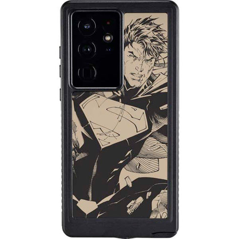 DC Comics Superman Unchained #1 Original Cover Pencils Galaxy S24 Ultra Waterproof Case