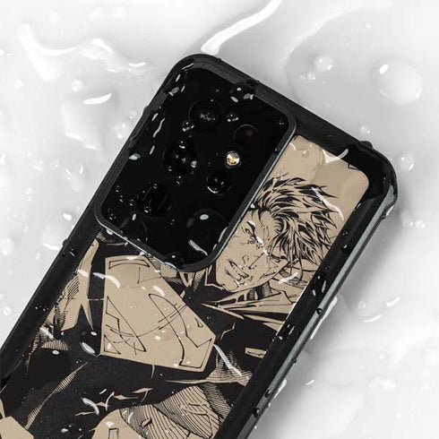 DC Comics Superman Unchained #1 Original Cover Pencils Galaxy S24 Ultra Waterproof Case