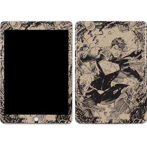 DC Comics Superman Unchained #1 Original Cover Pencils Apple iPad Skin