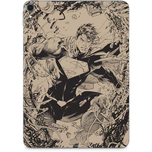DC Comics Superman Unchained #1 Original Cover Pencils Apple iPad Pro Skin