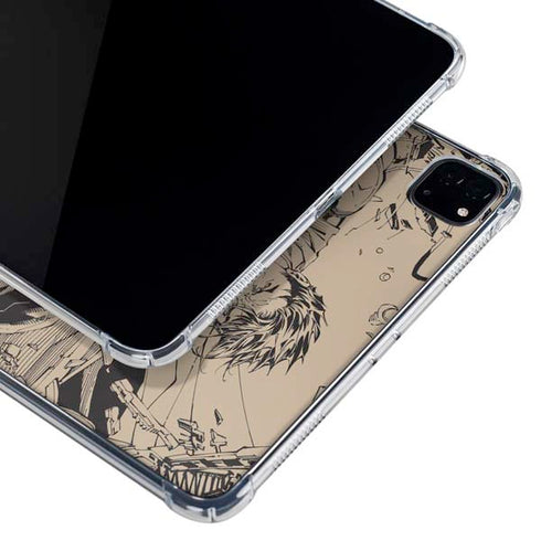 DC Comics Superman Unchained #1 Original Cover Pencils iPad Pro 11in (2024) Clear Case