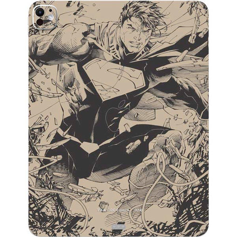 DC Comics Superman Unchained #1 Original Cover Pencils iPad Pro 13in M4 (2024) Skin