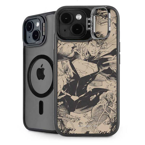 DC Comics Superman Unchained #1 Original Cover Pencils iPhone 14 Kickstand Case