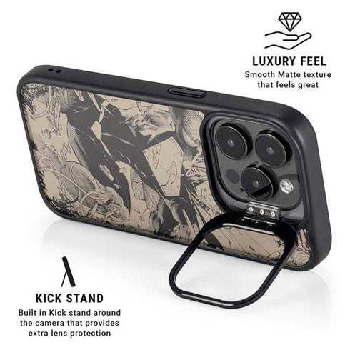 DC Comics Superman Unchained #1 Original Cover Pencils iPhone 15 Pro Kickstand Case