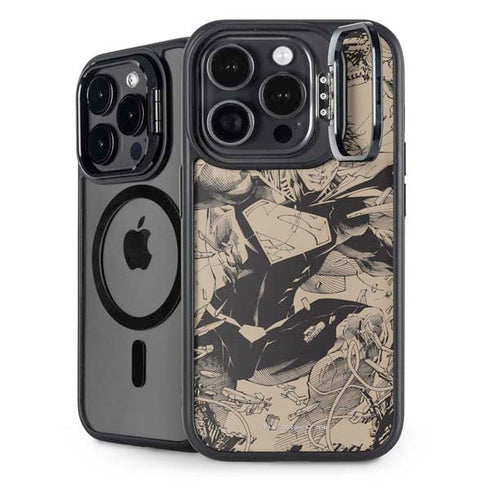 DC Comics Superman Unchained #1 Original Cover Pencils iPhone 15 Pro Max Kickstand Case