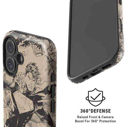DC Comics Superman Unchained #1 Original Cover Pencils iPhone 16 Magsafe Impact Case