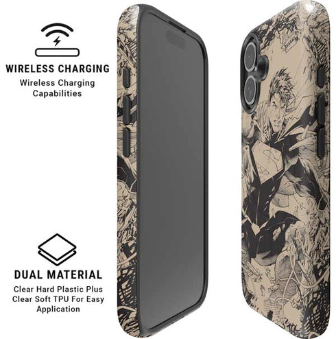 DC Comics Superman Unchained #1 Original Cover Pencils iPhone 16 Magsafe Impact Case