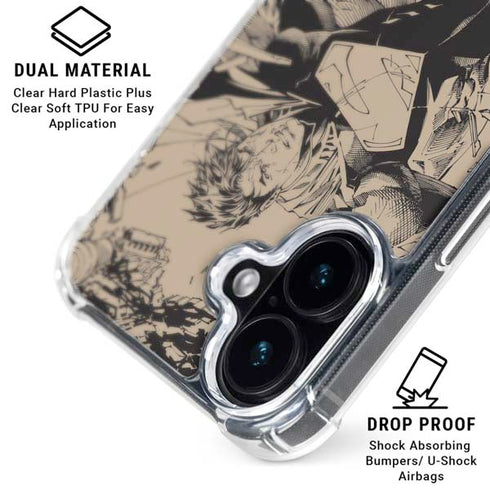 DC Comics Superman Unchained #1 Original Cover Pencils iPhone 16 Plus MagSafe Case