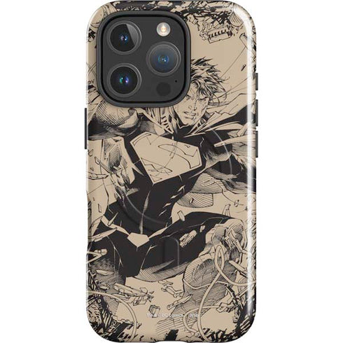 DC Comics Superman Unchained #1 Original Cover Pencils iPhone 16 Pro Magsafe Impact Case