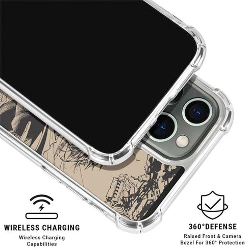 DC Comics Superman Unchained #1 Original Cover Pencils iPhone 16 Pro Max Clear Case