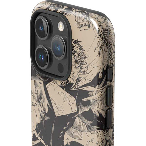 DC Comics Superman Unchained #1 Original Cover Pencils iPhone 16 Pro Max Impact Case