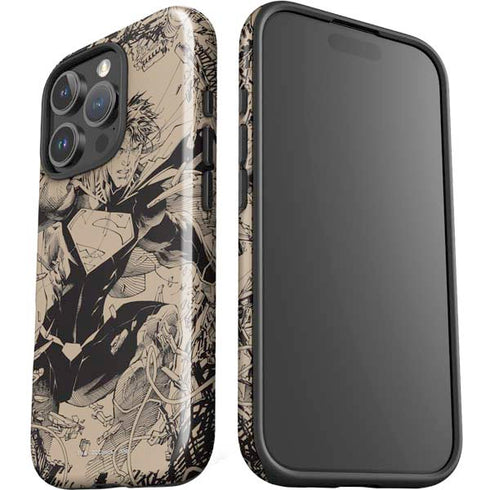 DC Comics Superman Unchained #1 Original Cover Pencils iPhone 16 Pro Max Impact Case