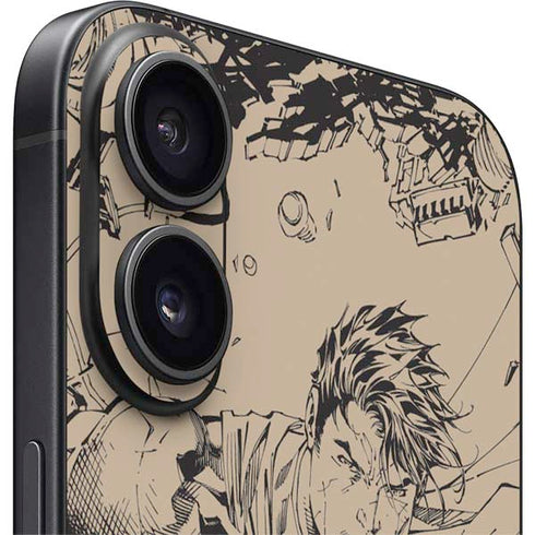 DC Comics Superman Unchained #1 Original Cover Pencils iPhone 16 Skin