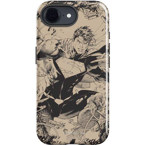 DC Comics Superman Unchained #1 Original Cover Pencils iPhone 16e Impact Case