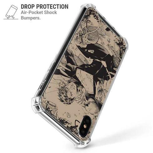 DC Comics Superman Unchained #1 Original Cover Pencils iPhone X/XS Clear Case
