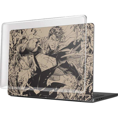 DC Comics Superman Unchained #1 Original Cover Pencils MacBook Pro 14in (2021-24) Case plus Skin