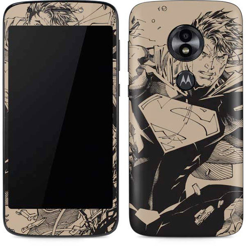 DC Comics Superman Unchained #1 Original Cover Pencils Moto E5 Play Skin