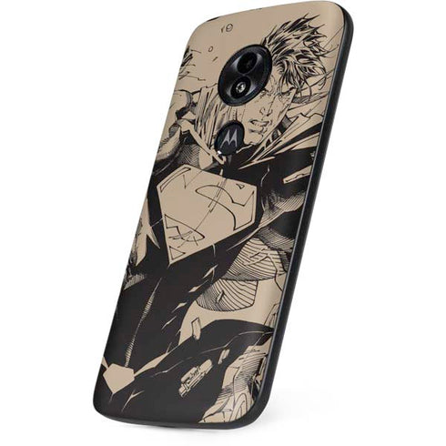 DC Comics Superman Unchained #1 Original Cover Pencils Moto E5 Play Skin