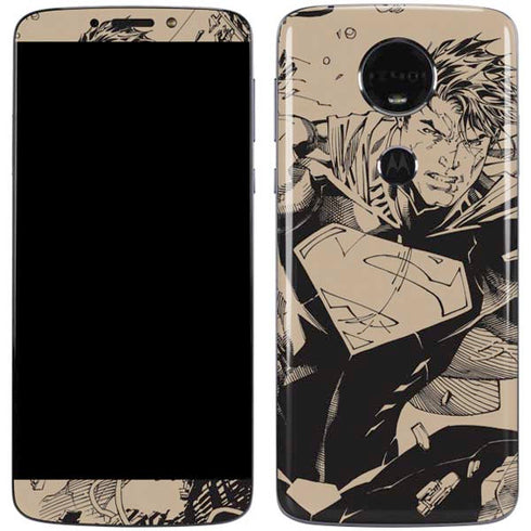 DC Comics Superman Unchained #1 Original Cover Pencils Moto E5 Plus Skin