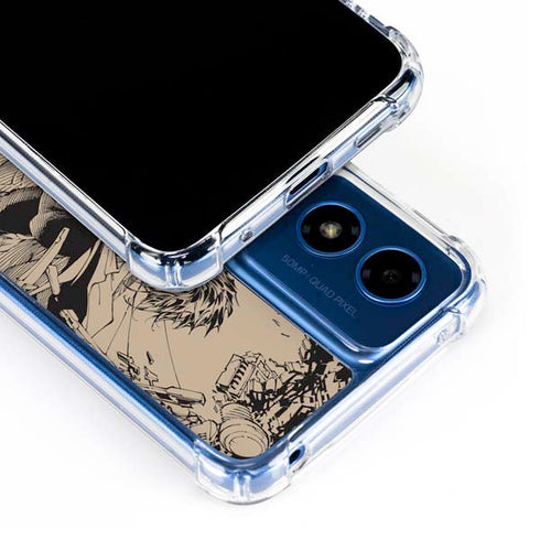 DC Comics Superman Unchained #1 Original Cover Pencils Moto G 5G (2024) Clear Case