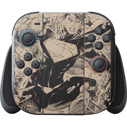 DC Comics Superman Unchained #1 Original Cover Pencils Nintendo Switch 2 (2025) with Joy-Con Skin