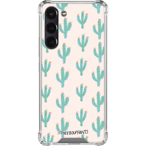 Bouffants and Broken Hearts Cacti 3 Galaxy S24 FE Clear Case